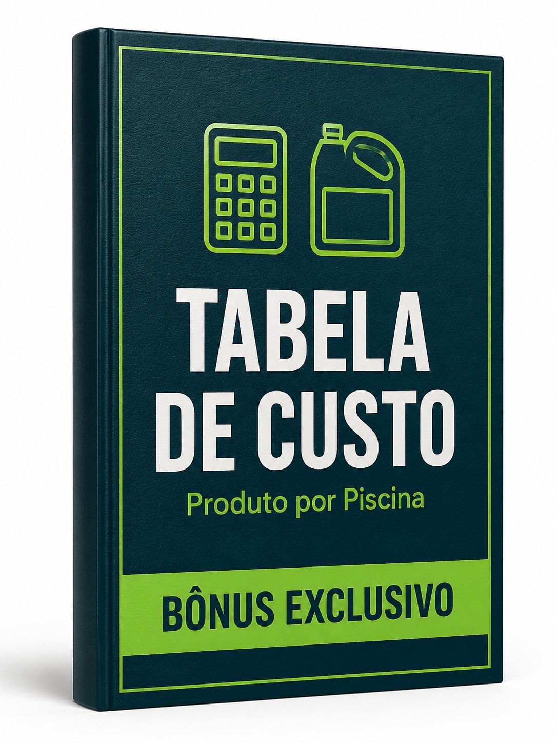 Capa do bônus Tabela de Custo de Produto por Piscina